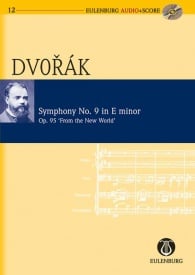 Dvorak: Symphony No. 9 E minor Opus 95 B 178 (Study Score + CD) published by Eulenburg